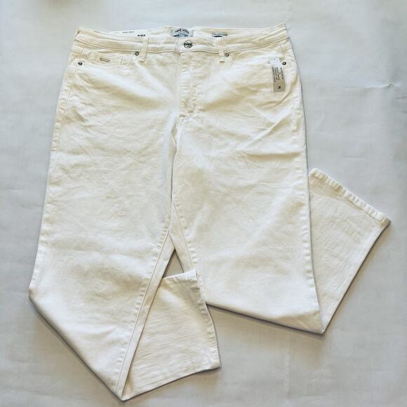 Nine West Women's Gramercy Crop Jean Bright White Size 16 (A0127) - Picture 1 of 8